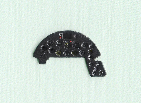 Yahu Models YMA7226 1/72 F4U-1A Corsair Instrument Panel (for Revell)