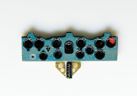 Yahu Models YMA7227 1/72 Type 96 Carrier-Based Fighter Instrument Panel (for Fujimi / HobbyBoss)