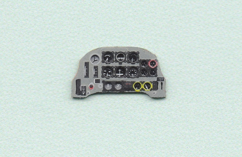 Yahu Models YMA7229 1/72 Heinkel He 112 B Instrument Panel (for RS Models)