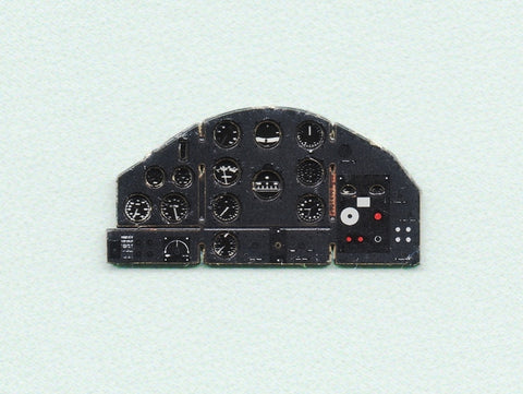 Yahu Models YMA7232 1/72 Fokker D.XXI (Dutch) Instrument Panel (for MPM kit)