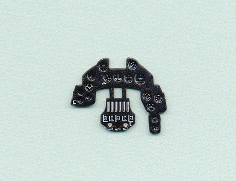 Yahu Models YMA7241 1/72 MC.205 Instrument Panel (for Hasegawa / Italeri)