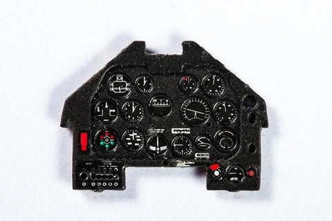 Yahu Models YMA7251 1/72 P-51 Mustang B/C Instrument Panel (for KP Models)