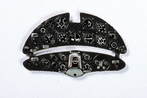 Yahu Models YMA7253 1/72 Fiat G.50 Instrument Panel (for AML)