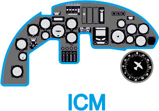 Yahu Models YMA7254 1/72 Dornier Do 17Z Night Fighter Instrument Panel (for ICM)