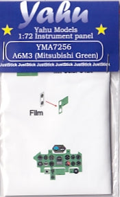 Yahu Models YMA7256 1/72 A6M3 Zero Model 32 Instrument Panel (for Tamiya / Hasegawa / Fine Molds)