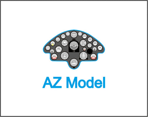 Yahu Models YMA7264 1/72 IK-3 Instrument Panel (for AZ Model)