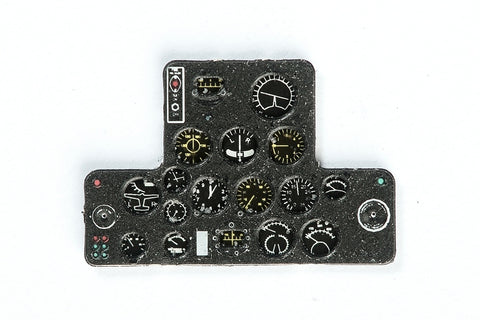 Yahu Models YMA7266 1/72 P-36 Hawk Instrument Panel (for AML / Azur / Special Hobby)
