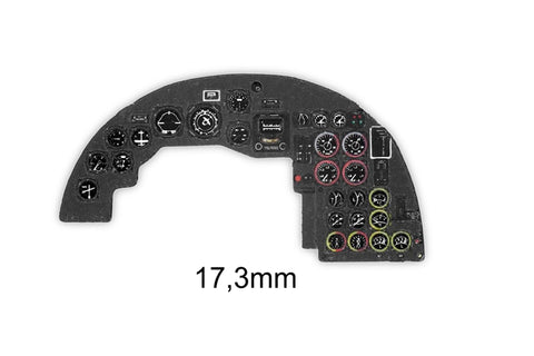Yahu Models YMA7271 1/72 Dornier Do 17Z Bomber Instrument Panel (for Airfix)