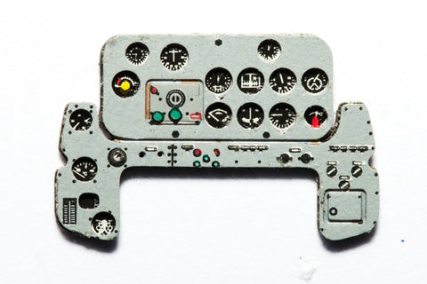 Yahu Models YMA7282 1/72 Lavochkin LaGG-3 / L-5 Early Version Instrument Panel (for AML / Roden / Dakoplast)