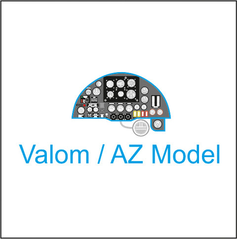 Yahu Models YMA7289 1/72 Handley Page Hampden Instrument Panel (for AZ Model / Barom Model)