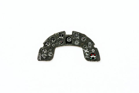 Yahu Models YMA7301 1/72 Macchi MC.200 Saetta Instrument Panel (for AML / Flying Machines / Revell)