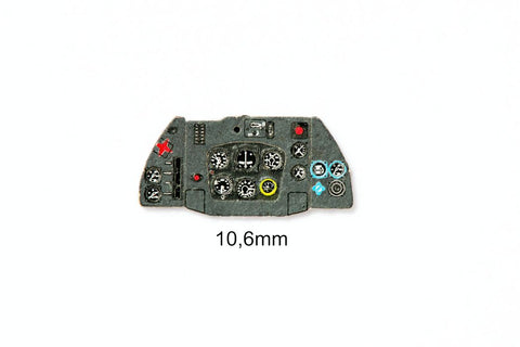 Yahu Models YMA7302 1/72 Me 163 B-1 Komet Instrument Panel (for Academy)