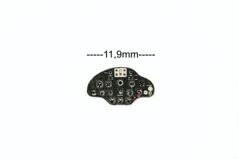 Yahu Models YMA7307 1/72 Polikarpov I-16 Early Version Instrument Panel (for ICM)