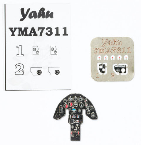 Yahu Models YMA7311 1/72 Ki-45 Type 2 Two-Seat Fighter "Toryu" Instrument Panel (for Hasegawa / Revell)