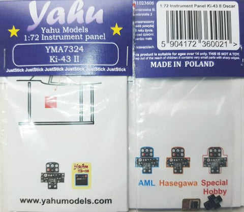 Yahu Models YMA7324 1/72 Ki-43-II Fighter (for AML/Special Hobby/Hasegawa)