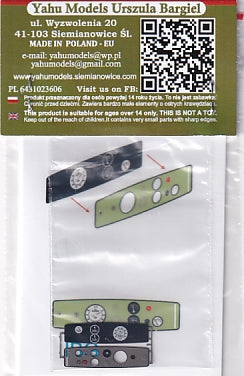 Yahu Models YML3512 1/35 Lancia 3Ro Instrument Panel (for IBG)