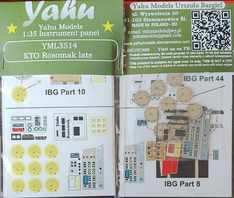 Yahu Models YML3514 1/35 KTO Rosomak Late Version (for IBG)