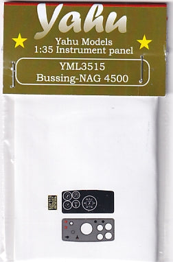 Yahu Models YML3515 1/35 Büssing-NAG 4500 Instrument Panel (for IBG)