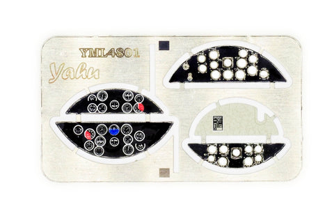 Yahu Models YML4801 1/48 Nakajima E8N1/2 (Dave) Instrument Panel (for Hasegawa)