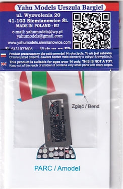 Yahu Models YML7209 1/72 IAR-80 Instrument Panel (for A-model / Park Model)