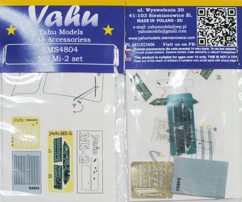 Yahu Models YMS4804 1/48 Mil Mi-2 Set