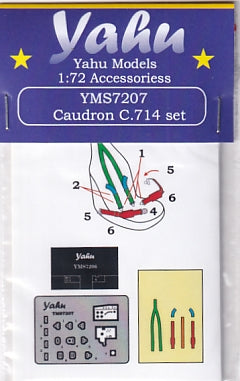 Yahu Models YMS7207 1/72 Caudron C.R.714 Set