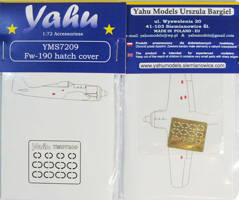 Yahu Models YMS7209 1/72 Focke-Wulf Fw 190 Hatch Cover