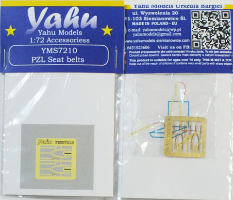 Yahu Models YMS7210 1/72 PZL Seatbelts