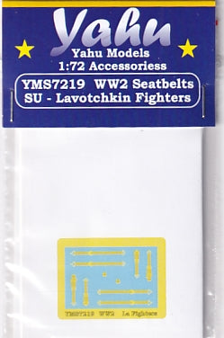 Yahu Models YMS7219 1/72 WWII Seatbelts - SU - Lavochkin Fighter