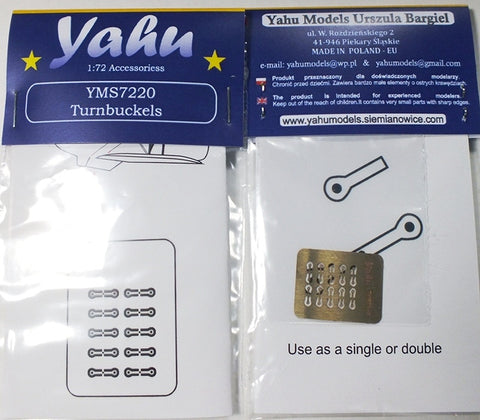 Yahu Models YMS7220 1/72 Turnbuckle
