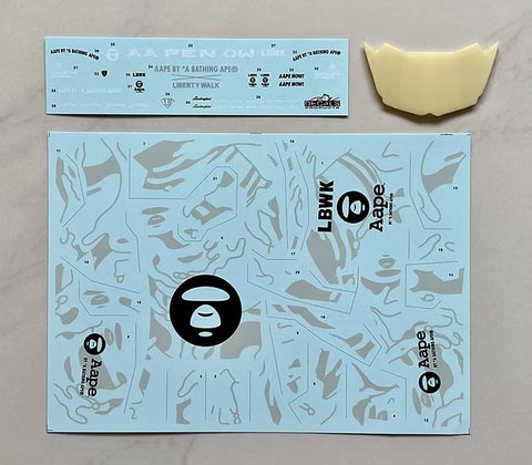 SK Decals SK24208 1/24 LB-WORKS Lamborghini Aventador Ver.2 APE (for Aoshima)