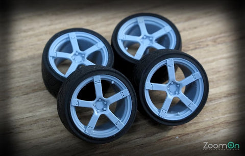 ZoomOn ZR028 1/24 18-inch Prodrive GC-07 wheel set