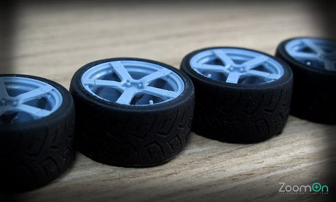 ZoomOn ZR028 1/24 18-inch Prodrive GC-07 wheel set