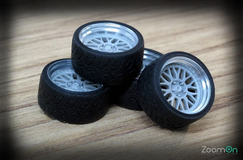 ZoomOn ZR031 1/24 18-inch Work Meister M1 Wheel Set