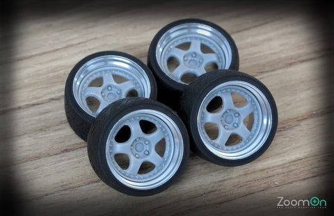 ZoomOn ZR032 1/24 18-inch Work Meister S1 wheel set