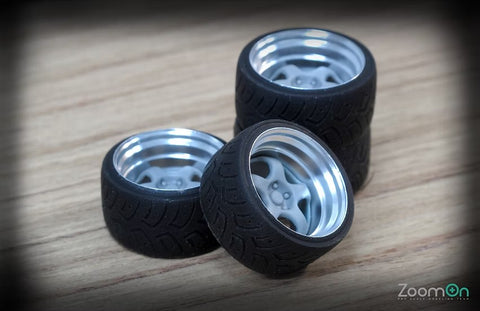 ZoomOn ZR033 1/24 18-inch Work Meister S1 2P Wheel Set