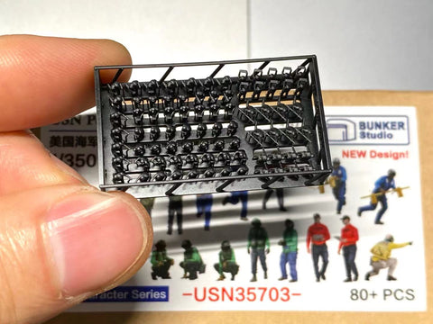 Bunker Studio USN35703 1/350 USN Personnel 3