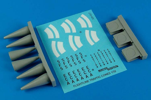 AEROBONUS 320027 1/32 Aircraft warning cones
