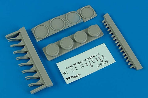 AEROBONUS 320030 1/32 Flightline seat with 4 casters