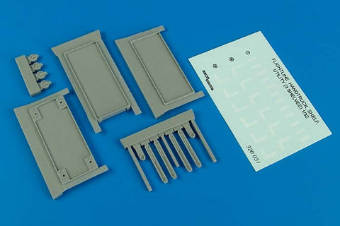 AEROBONUS 320031 1/32 Flightline handtrack (3 shelves)