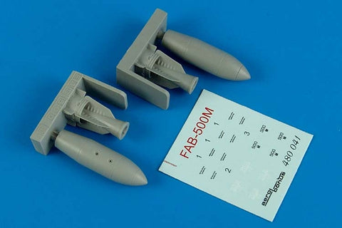 AEROBONUS 480041 1/48 FAB-500M Russian bombs