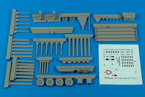 AEROBONUS 480049 1/48 USAF F-2A flightline trailer (steel platform with racks)