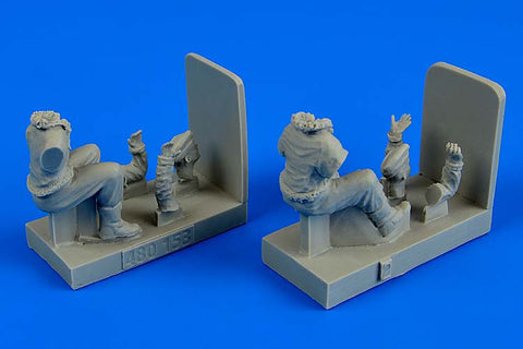 AEROBONUS 480153 1/48 WWII RAF Pilots for Bedford MWD (For AIRFIX)