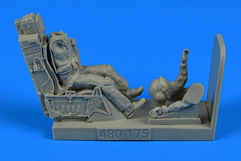 AEROBONUS 480175 1/48 USAF Fighter Pilot with ejection seat for F-16 (For HAS/TAM/ACA/KIN)