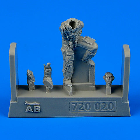 AEROBONUS 720020 1/72 German Luftwaffe Pilot WWII for Bf 109 late version