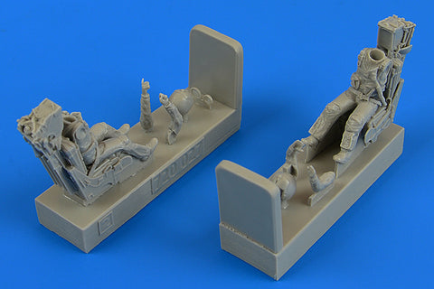 AEROBONUS 720027 1/72 US Navy Pilot & Operator with ejection seats for F14A/B Tomcat (For HASEGAWA/FUJIMI)