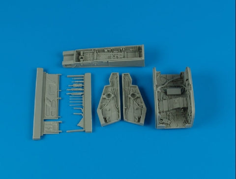 Aires 2072 1/32 F-100D Super Sabre wheel bays (For TRUMPETER)