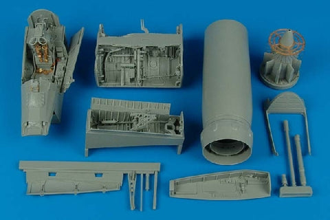 Aires 2110 1/32 F-8E/H Crusader detail set  (For TRUMPETER)