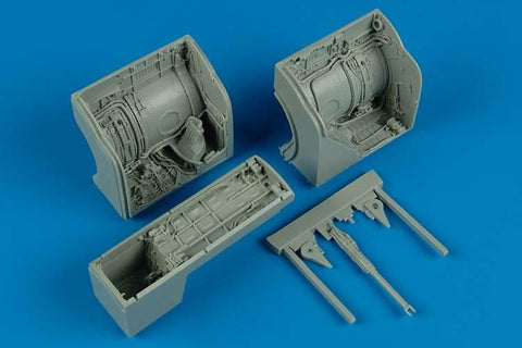 Aires 2133 1/32 MiG-23 Flogger wheel bays (For TRUMPETER)