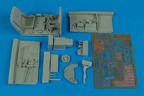 Aires 2141 1/32 Bf 109F-2/F-4 cockpit set (For HASEGAWA)